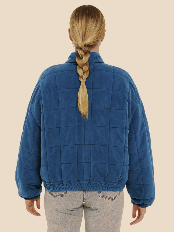 Quilted Zip-Up Puffer Jacket