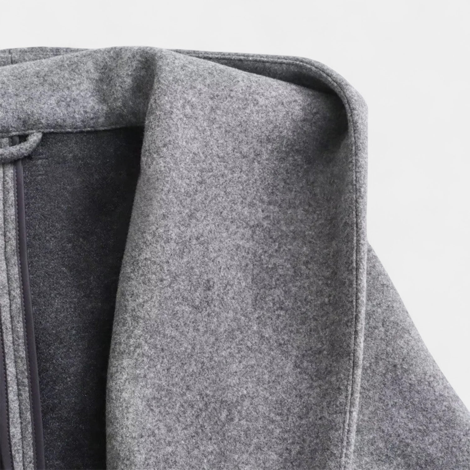 Women’s Hooded Wrap Coat with Belted Waist