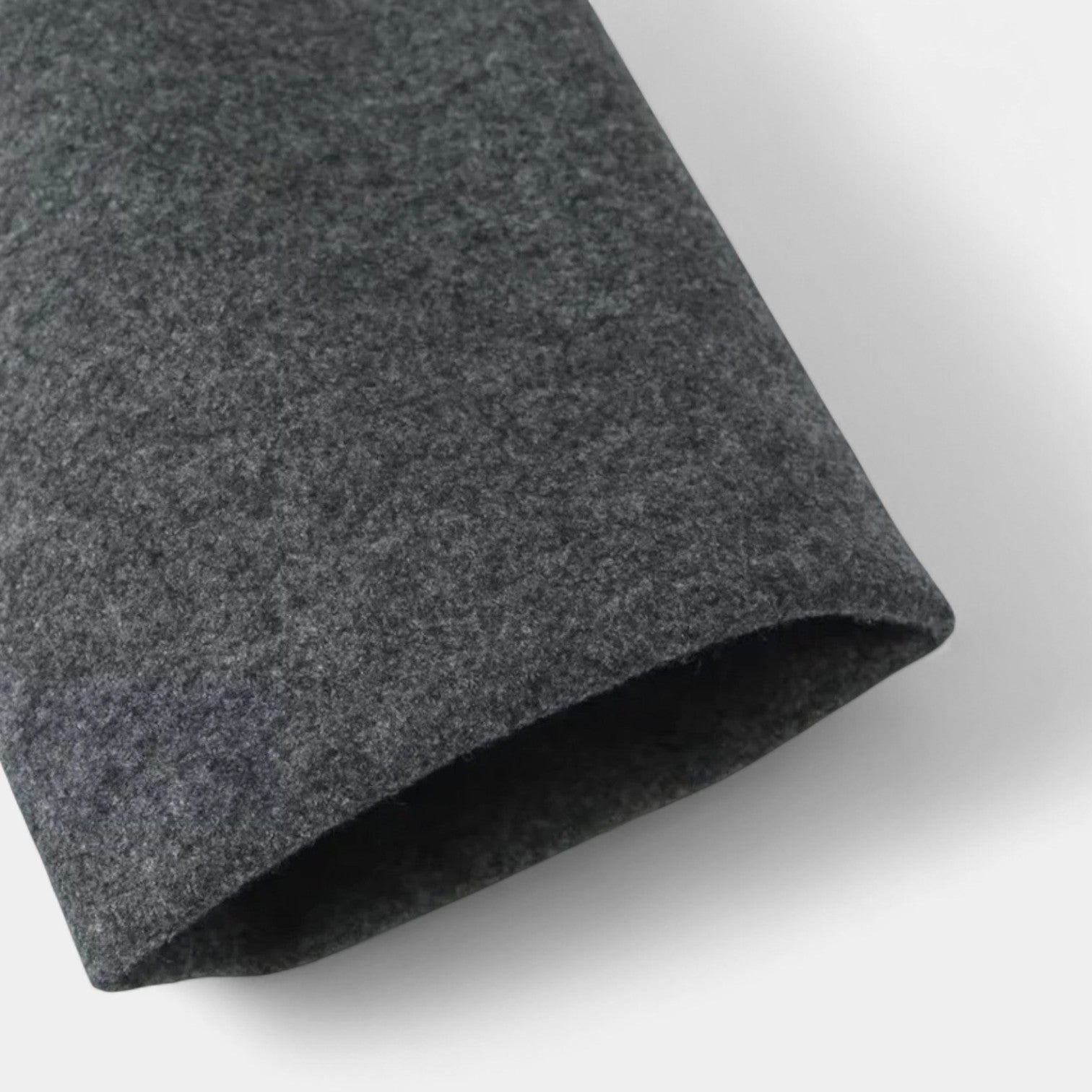 Minimalist Wool Blend Long Coat with Tailored Lapels
