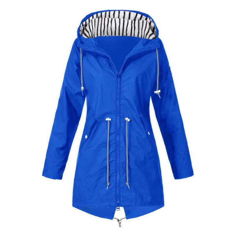 Waterproof Softshell Hooded Jacket with Zip Pockets