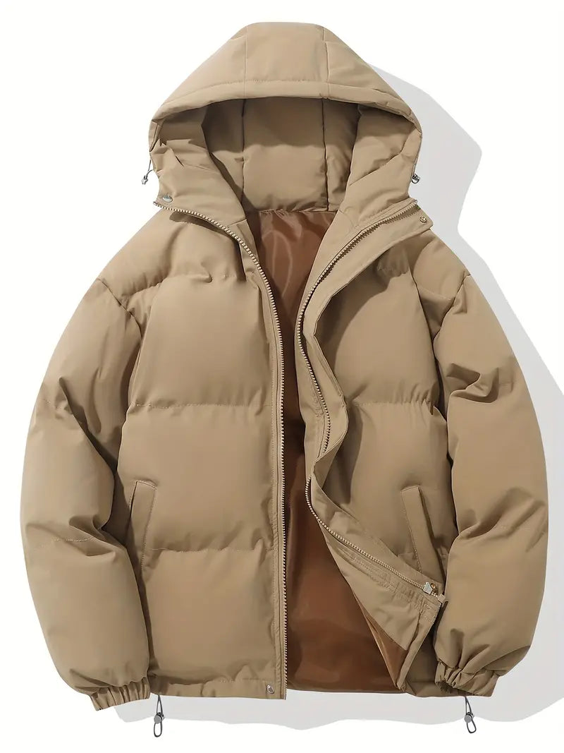 Oversized Puffer Jacket with Hood