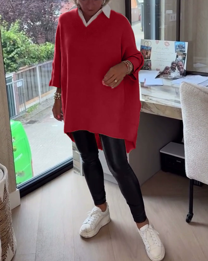 Relaxed Knit Tunic Top for Effortless Everyday Comfort