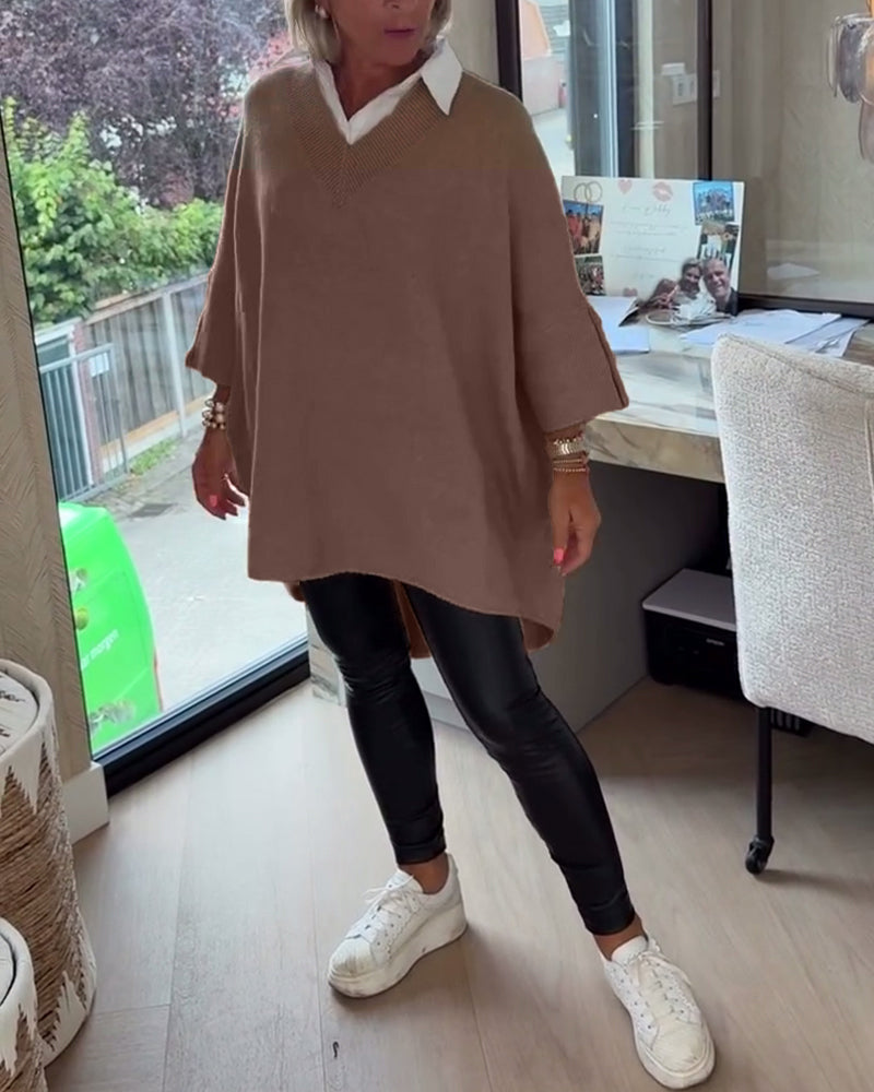 Relaxed Knit Tunic Top for Effortless Everyday Comfort