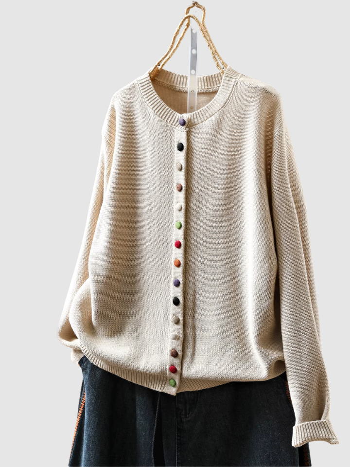 Classic Button Front Knit Cardigan