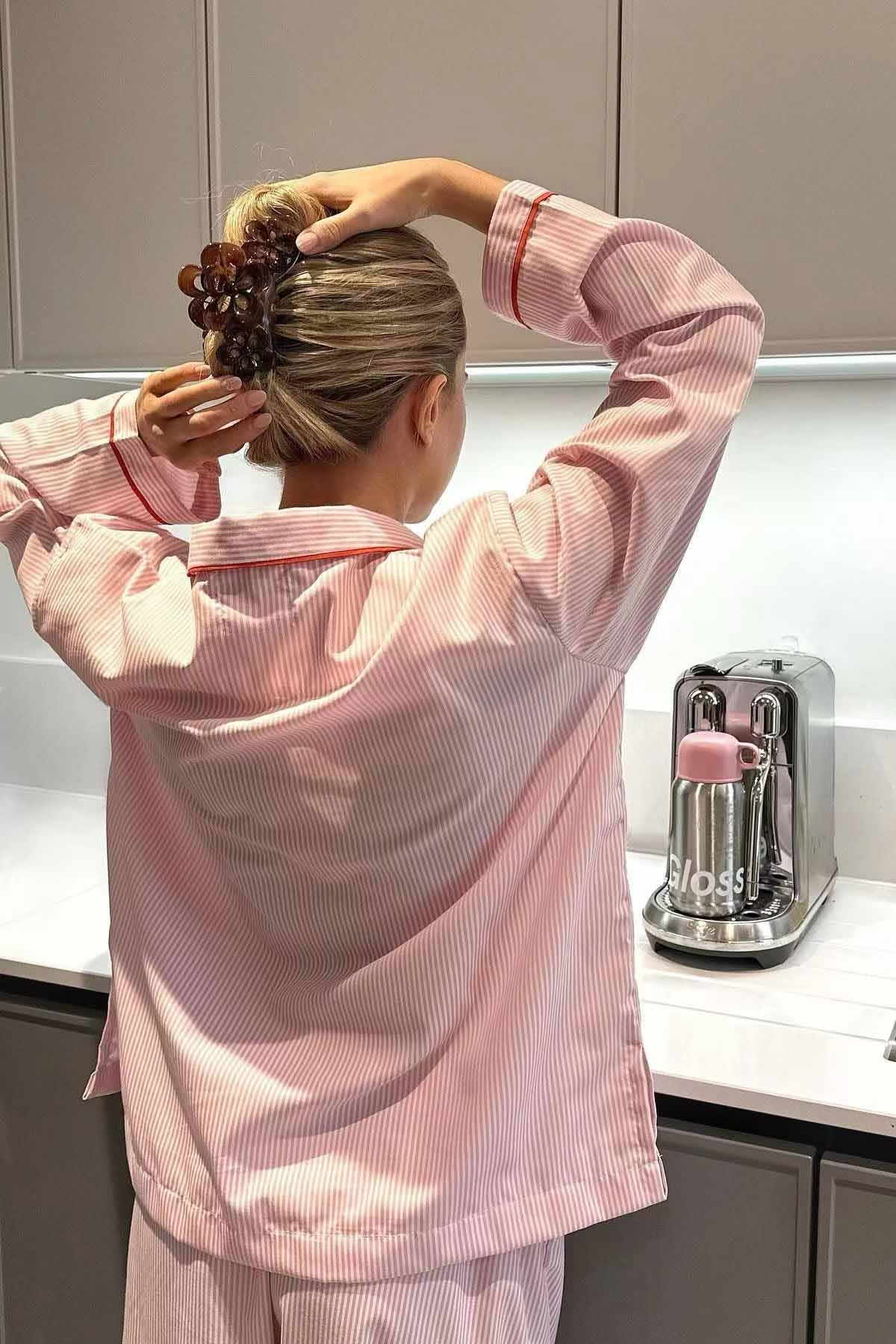 Soft Button-Up Pajama Set for Cozy Nights