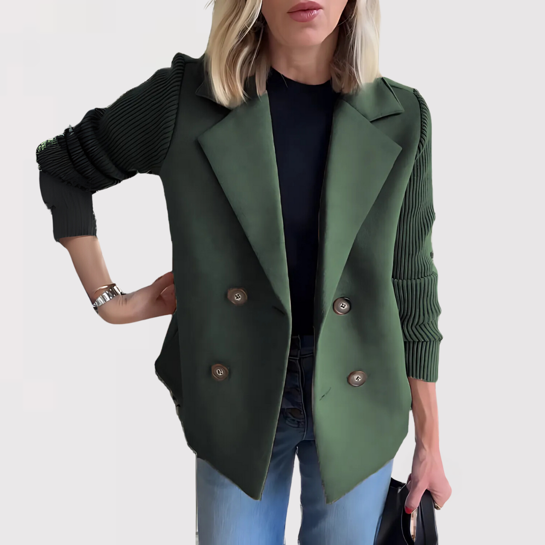 Double Breasted Tailored Blazer for Polished Everyday Style