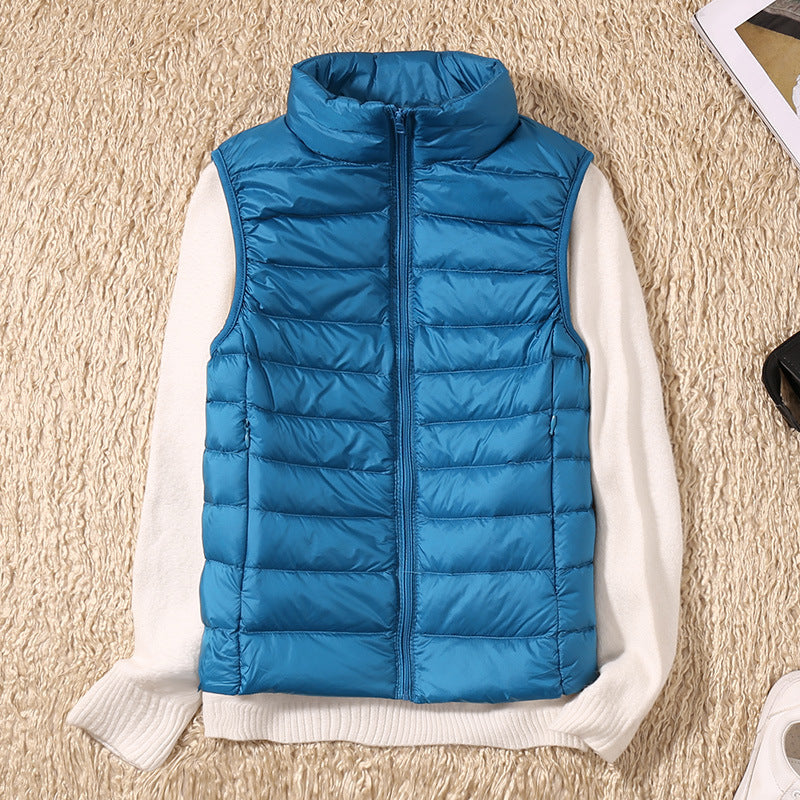 Lightweight Quilted Zip Vest for Everyday Layering Comfort