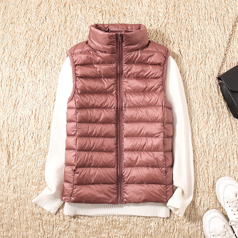 Lightweight Quilted Zip Vest for Everyday Layering Comfort