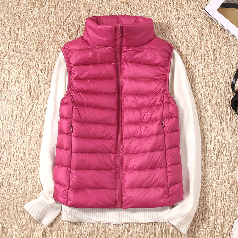 Lightweight Quilted Zip Vest for Everyday Layering Comfort