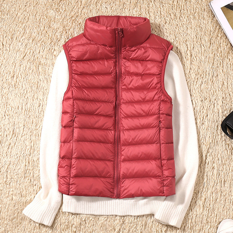 Lightweight Quilted Zip Vest for Everyday Layering Comfort