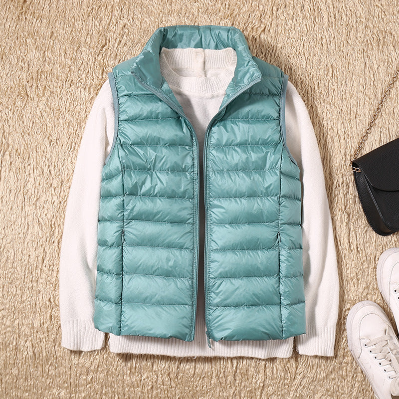 Lightweight Quilted Zip Vest for Everyday Layering Comfort
