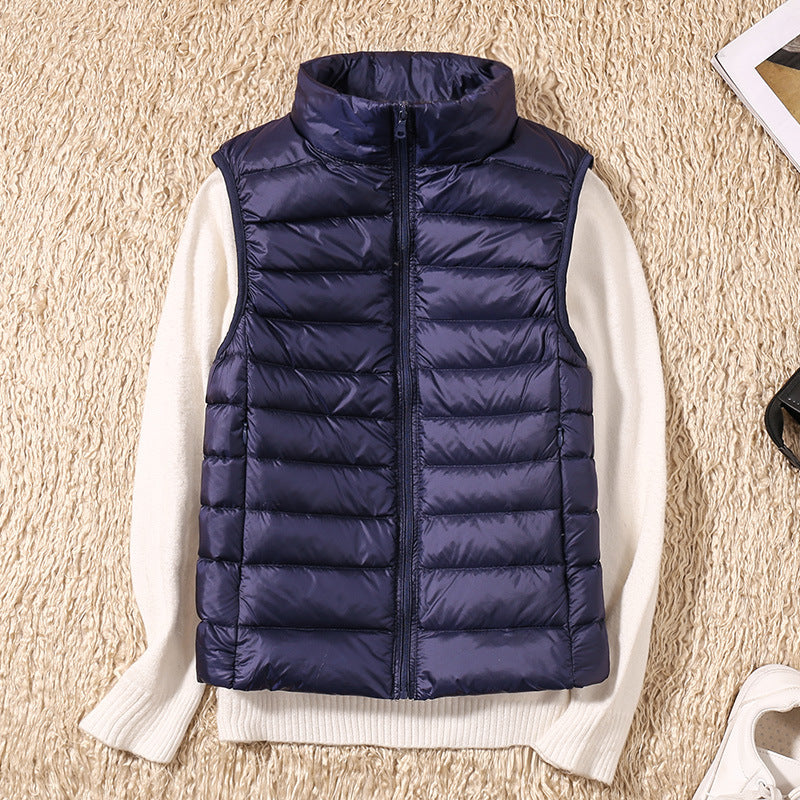 Lightweight Quilted Zip Vest for Everyday Layering Comfort