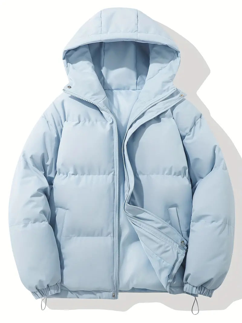 Oversized Puffer Jacket with Hood