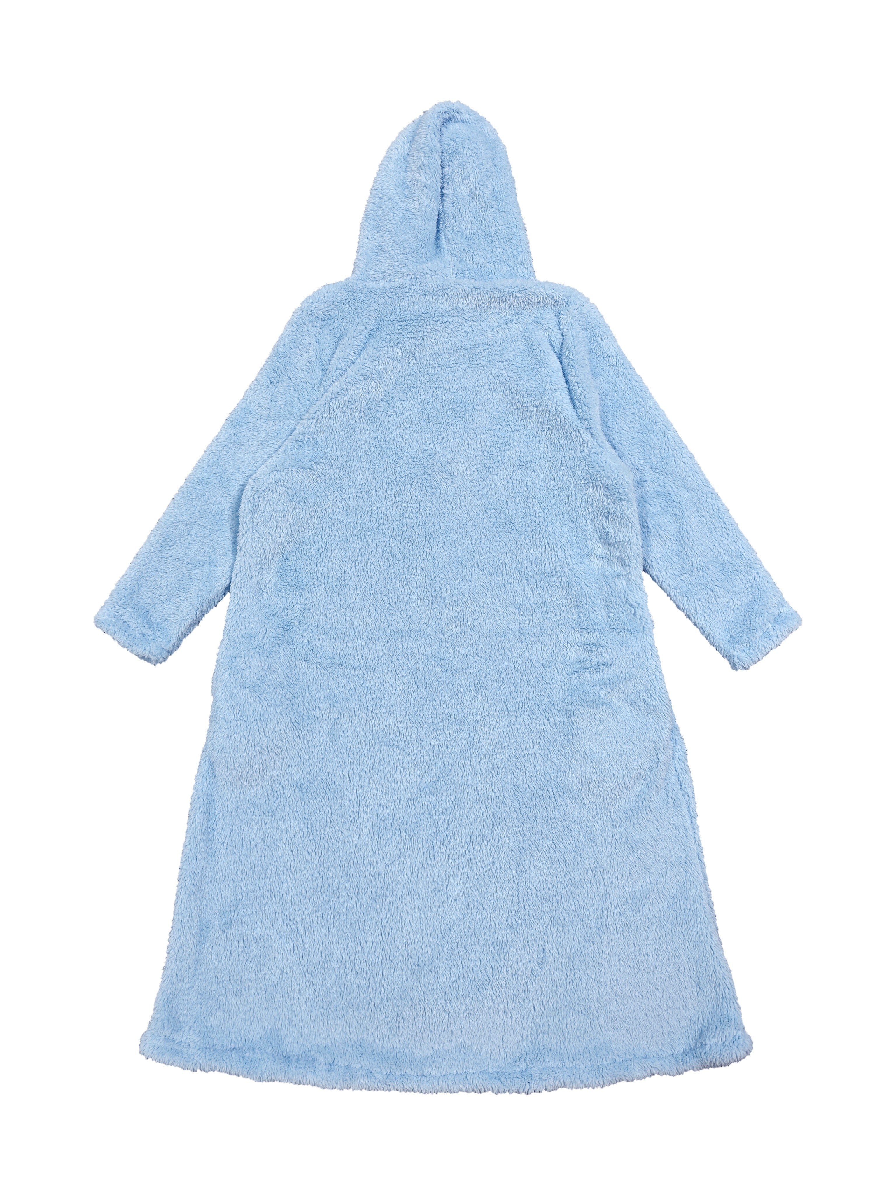 Long Sleeve Hooded Fleece Maxi Dress for Cozy Comfort