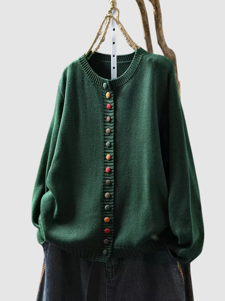 Classic Button Front Knit Cardigan