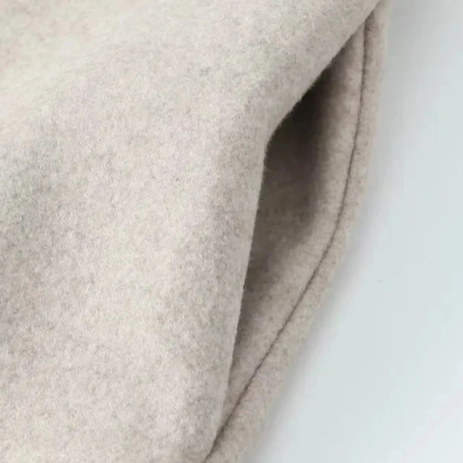 Minimalist Wool Blend Long Coat with Tailored Lapels