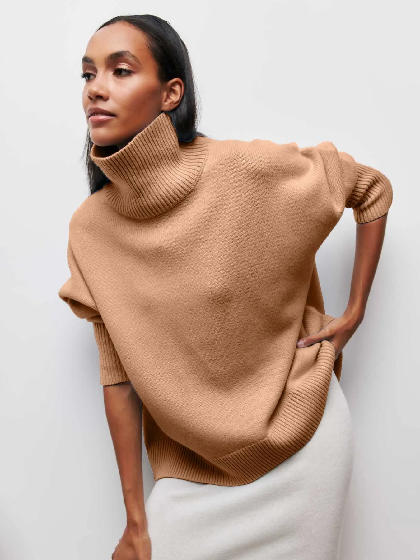 Women’s Oversized Turtleneck Sweater