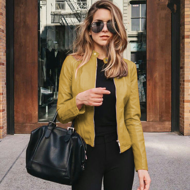 Sleek Zip Front Jacket for Modern Everyday Style