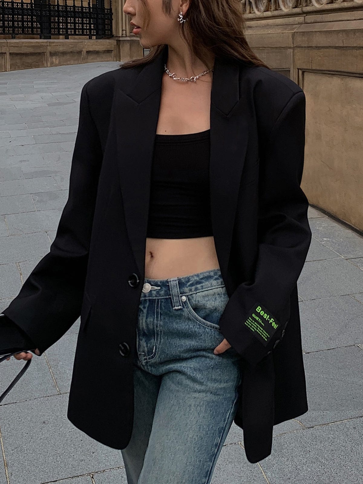 Women’s Oversized Blazer Jacket