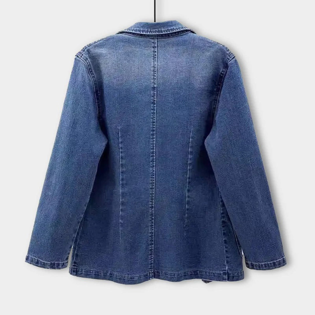 Women’s Casual Denim Blazer Jacket