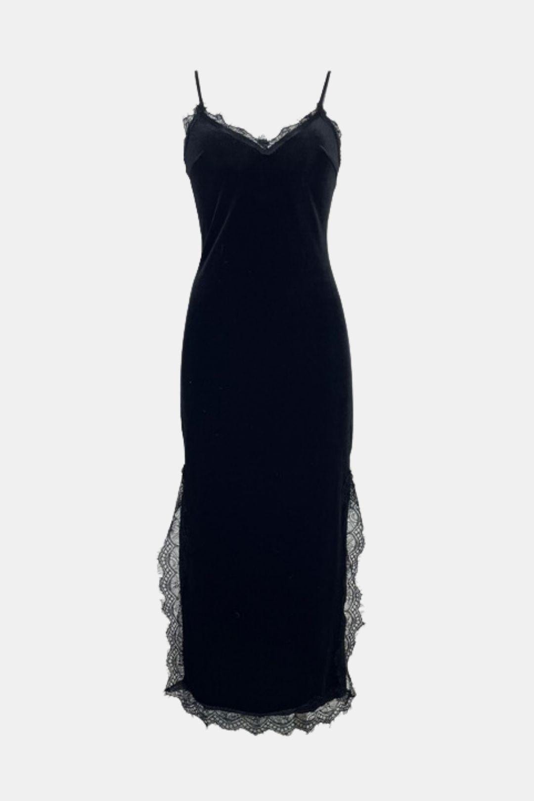 Sleeveless Satin Slip Midi Dress for Elegant Evening Style