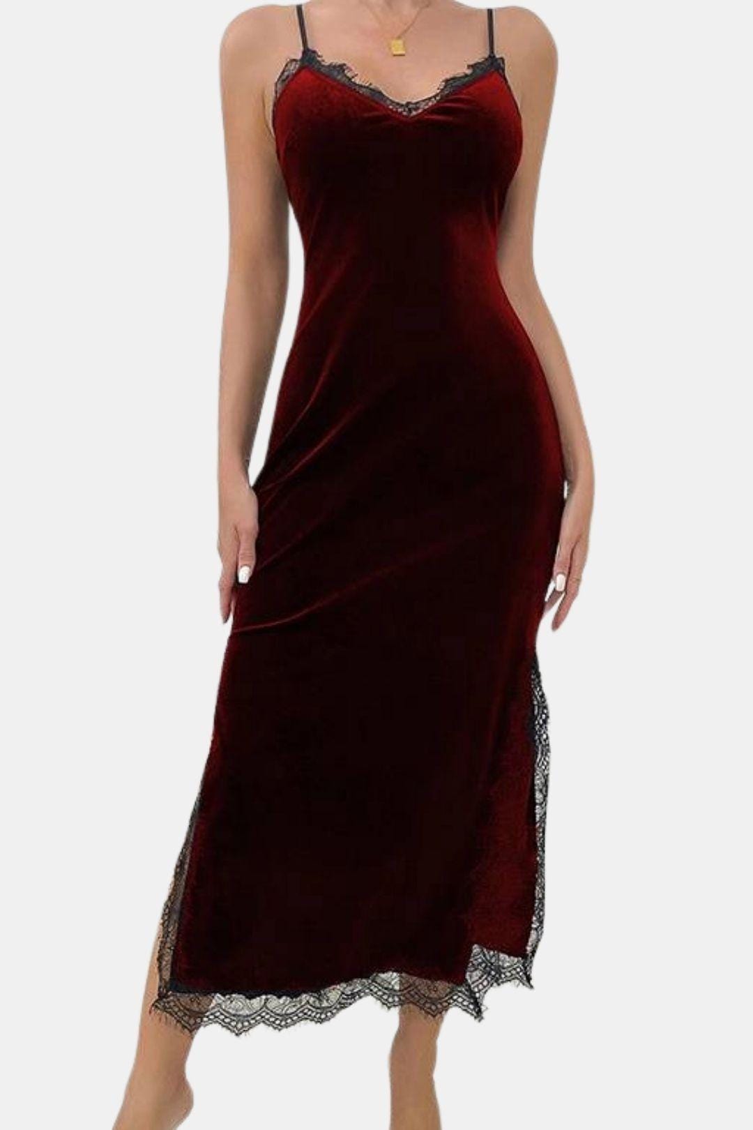 Sleeveless Satin Slip Midi Dress for Elegant Evening Style
