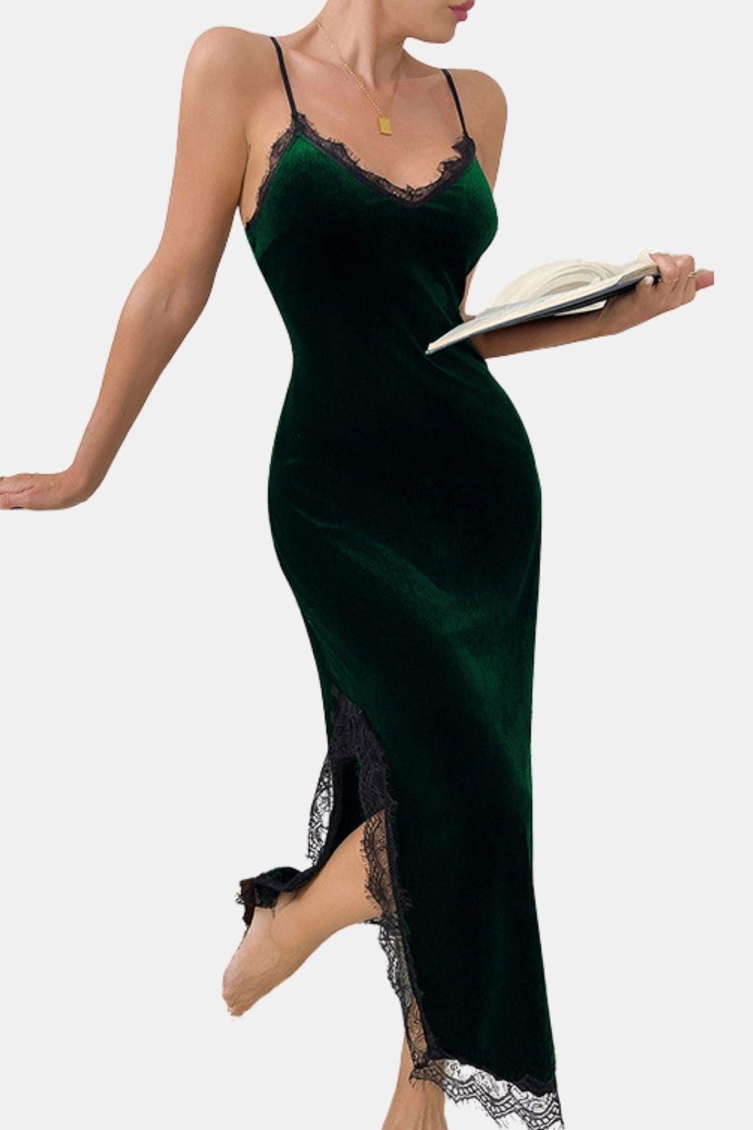 Sleeveless Satin Slip Midi Dress for Elegant Evening Style