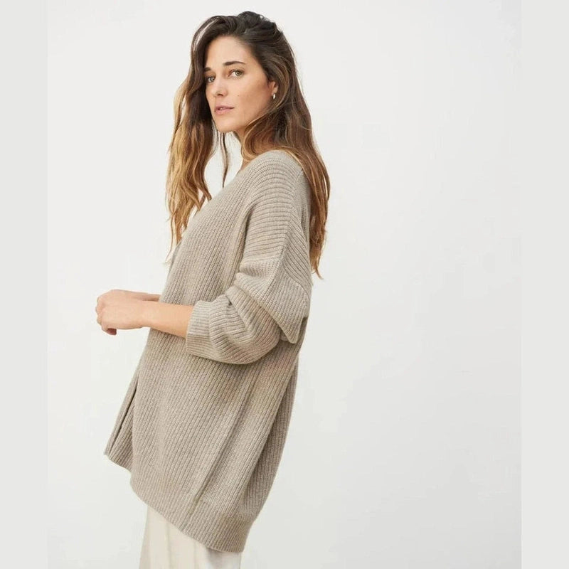 Women’s Oversized Cozy Knit Button Cardigan