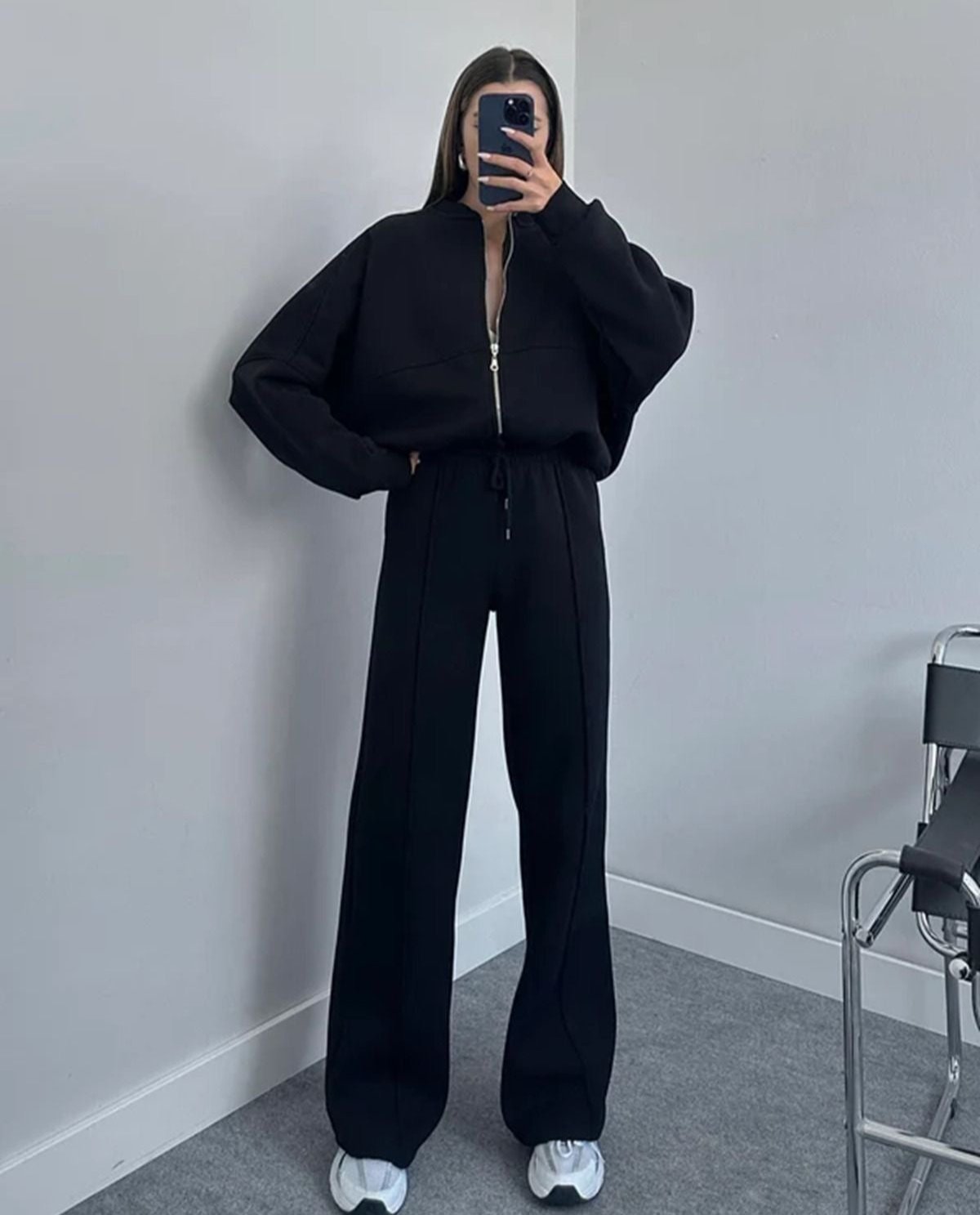 Relaxed Tailored Jacket and Pants Set