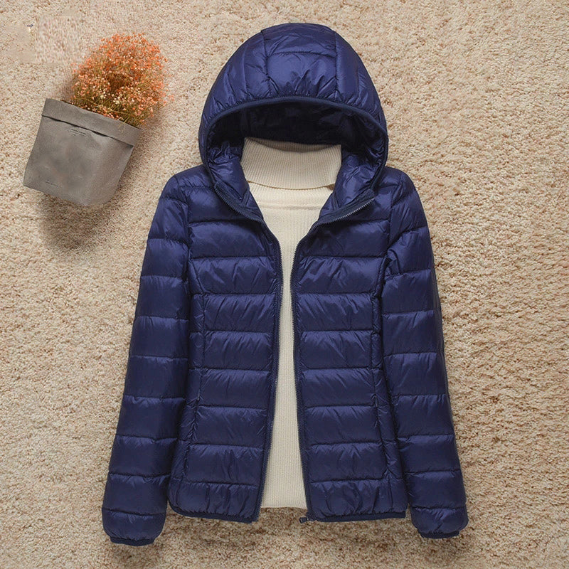 Lightweight Hooded Puffer Jacket for Warm Everyday Comfort