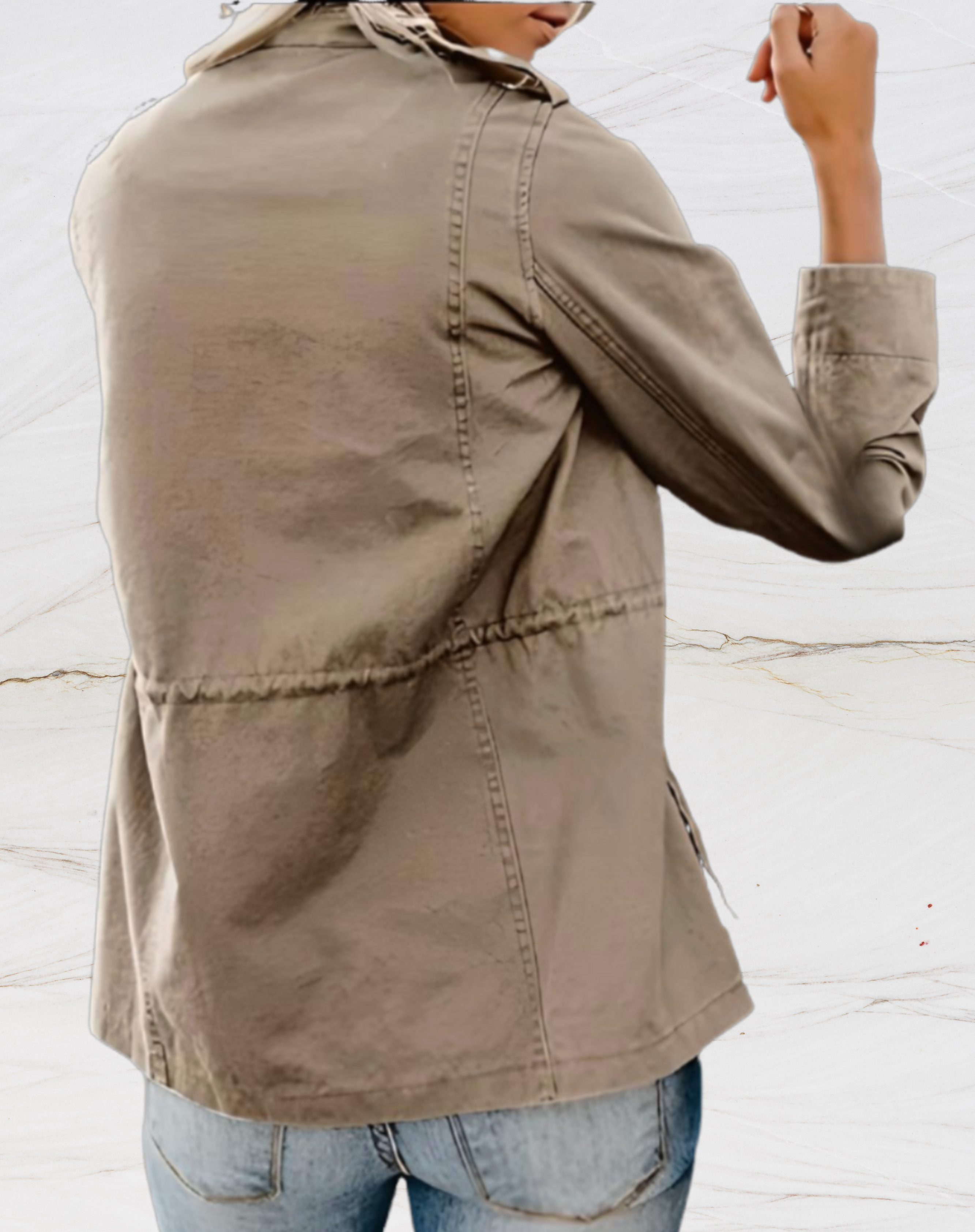 Casual Utility Zip Jacket for Effortless Everyday Style