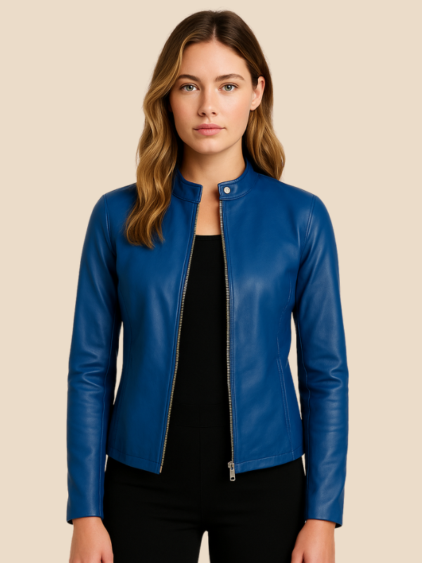 Classic Faux Leather Moto Jacket