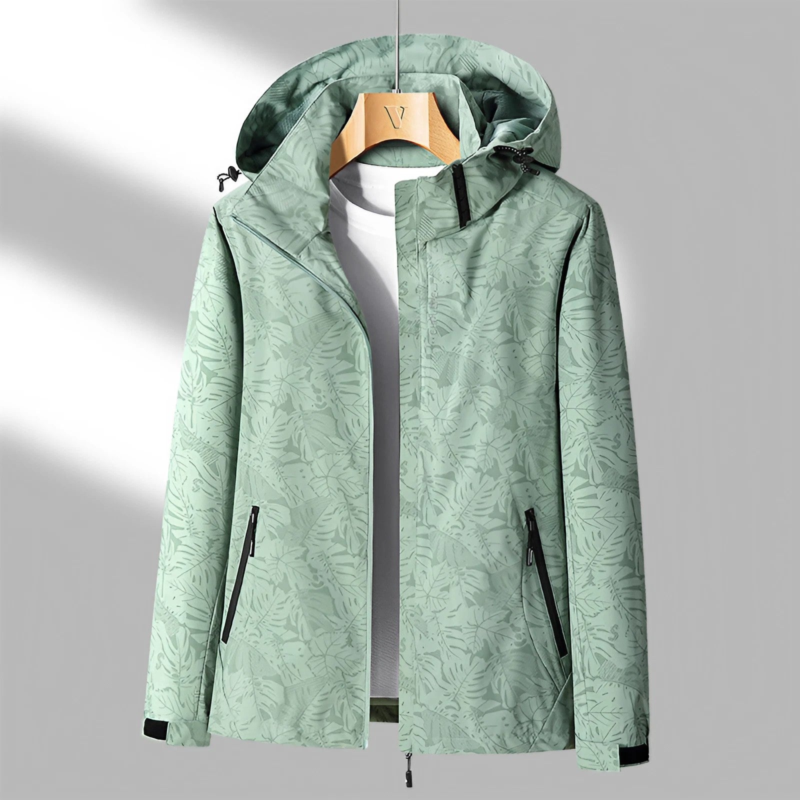 Lightweight Hooded Zip Jacket for Active Everyday Comfort