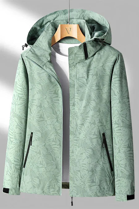 Women’s Waterproof Printed Hooded Outdoor Jacket