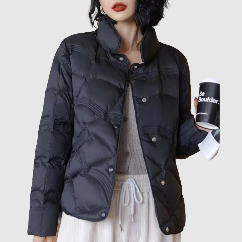 Lightweight Quilted Puffer Jacket for Cozy Everyday Comfort
