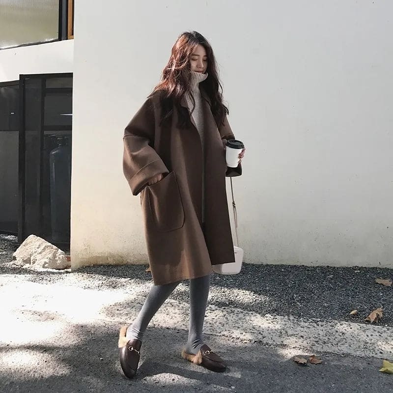 Women’s Oversized Wool Blend Coat