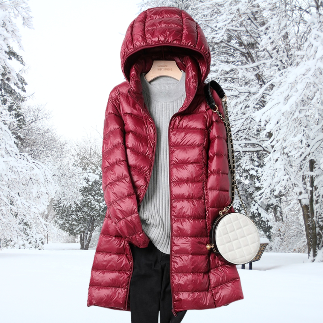 Lightweight Hooded Puffer Coat for Warm Everyday Comfort