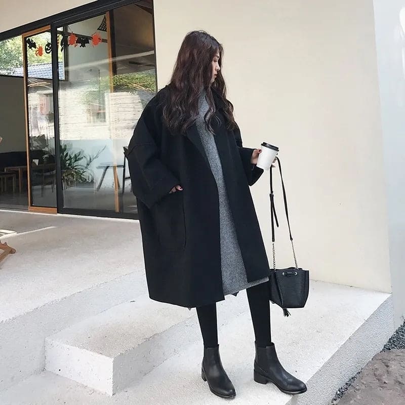 Women’s Oversized Wool Blend Coat