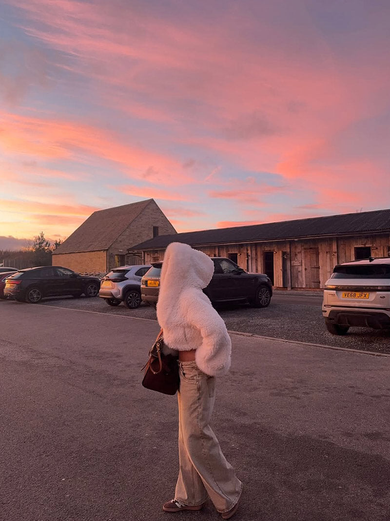 Women’s Oversized Faux Fur Hooded Coat