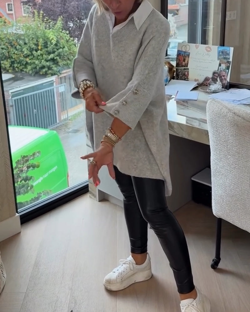 Relaxed Knit Tunic Top for Effortless Everyday Comfort