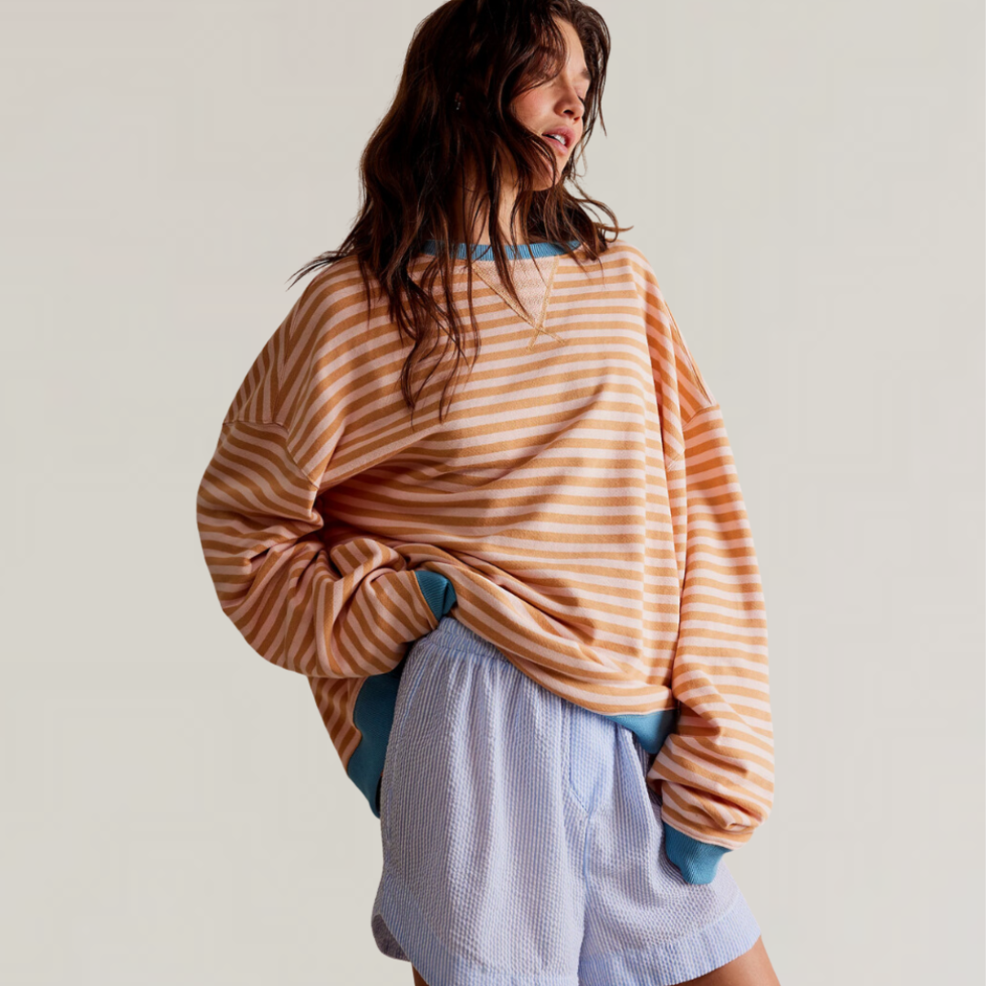 Zoe - Oversized Striped Sweater