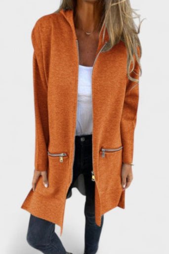 Open Front Casual Knit Blazer Jacket