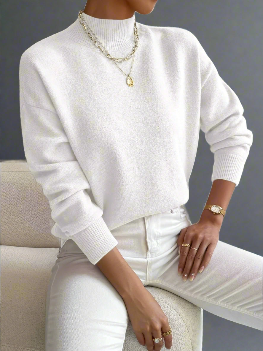 Classic Soft Knit Crewneck Pullover Sweater