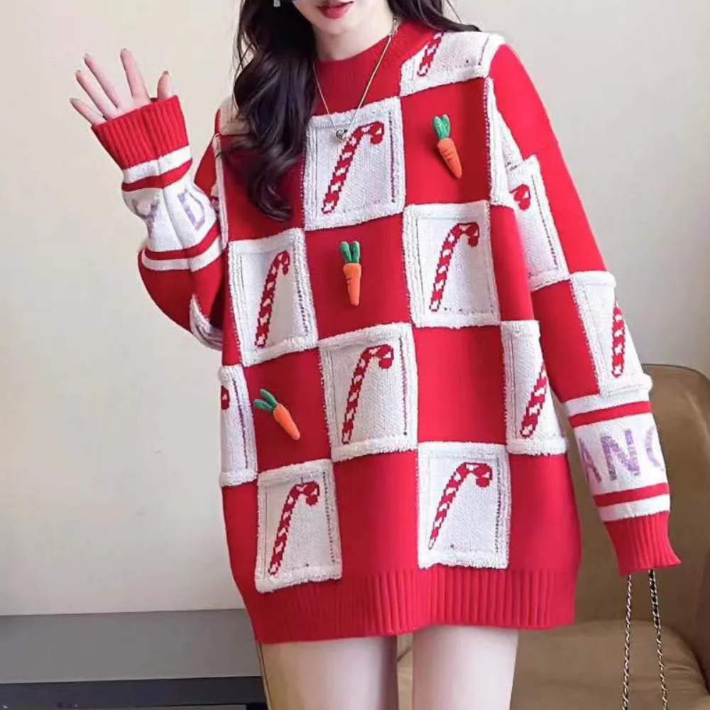 Festive Knit Sweater for Cozy Holiday Style