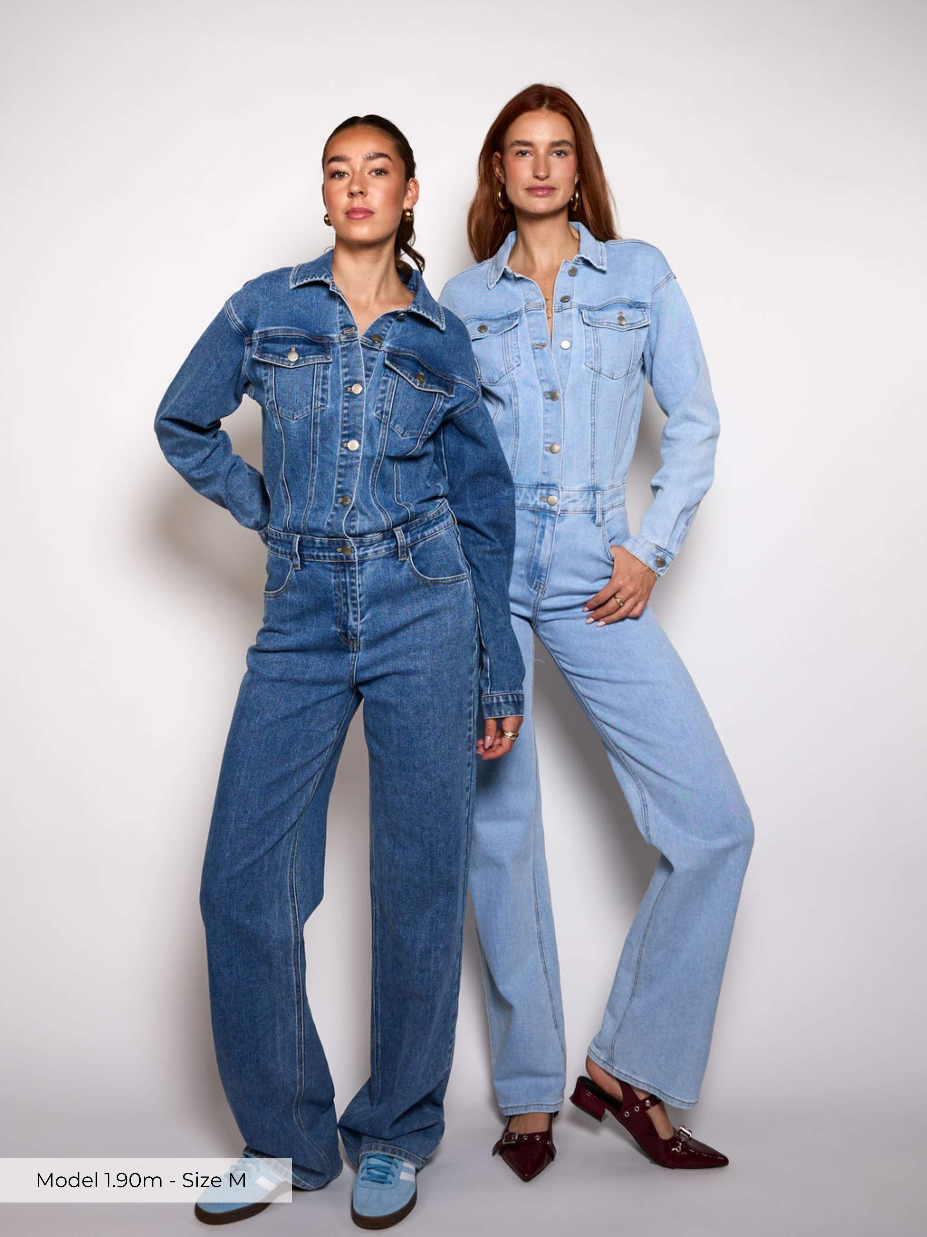 Relaxed Fit Denim Jacket and Jeans Set