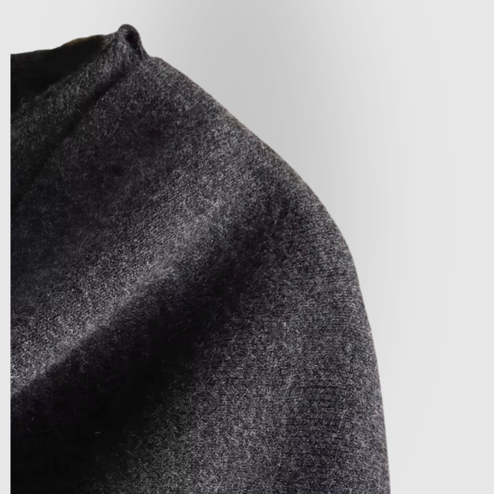 Wool-Blend Asymmetrical Button Shawl Cape Coat