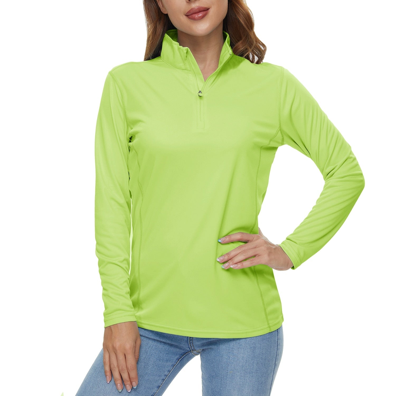 Women’s Lightweight Half-Zip Active Pullover Top