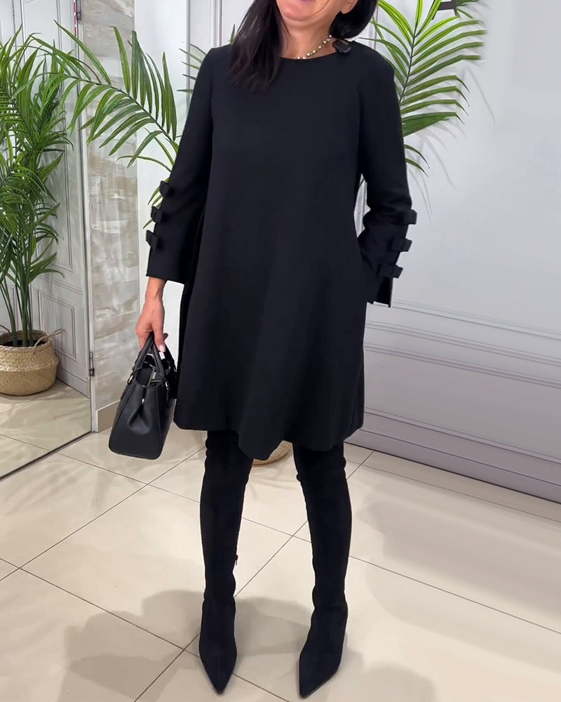 black long sleeve loose dress Amazon.com: amropi Womens Pleated Long Sleeve Loose Dress Casual Maxi Dresses with Tie Waist Black,S : Clothing, Shoes & Jewelry