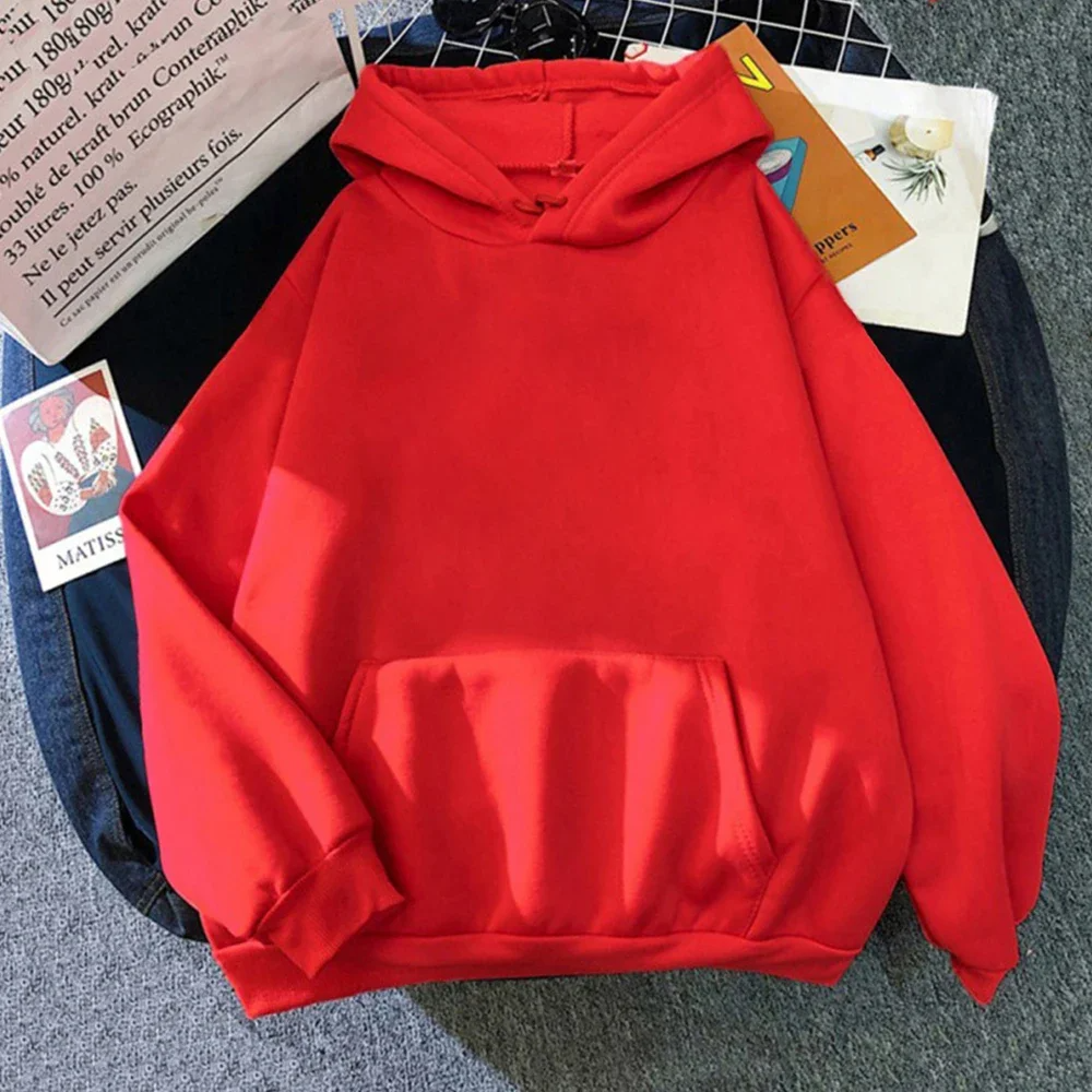 Classic Soft Fleece Drawstring Hoodie