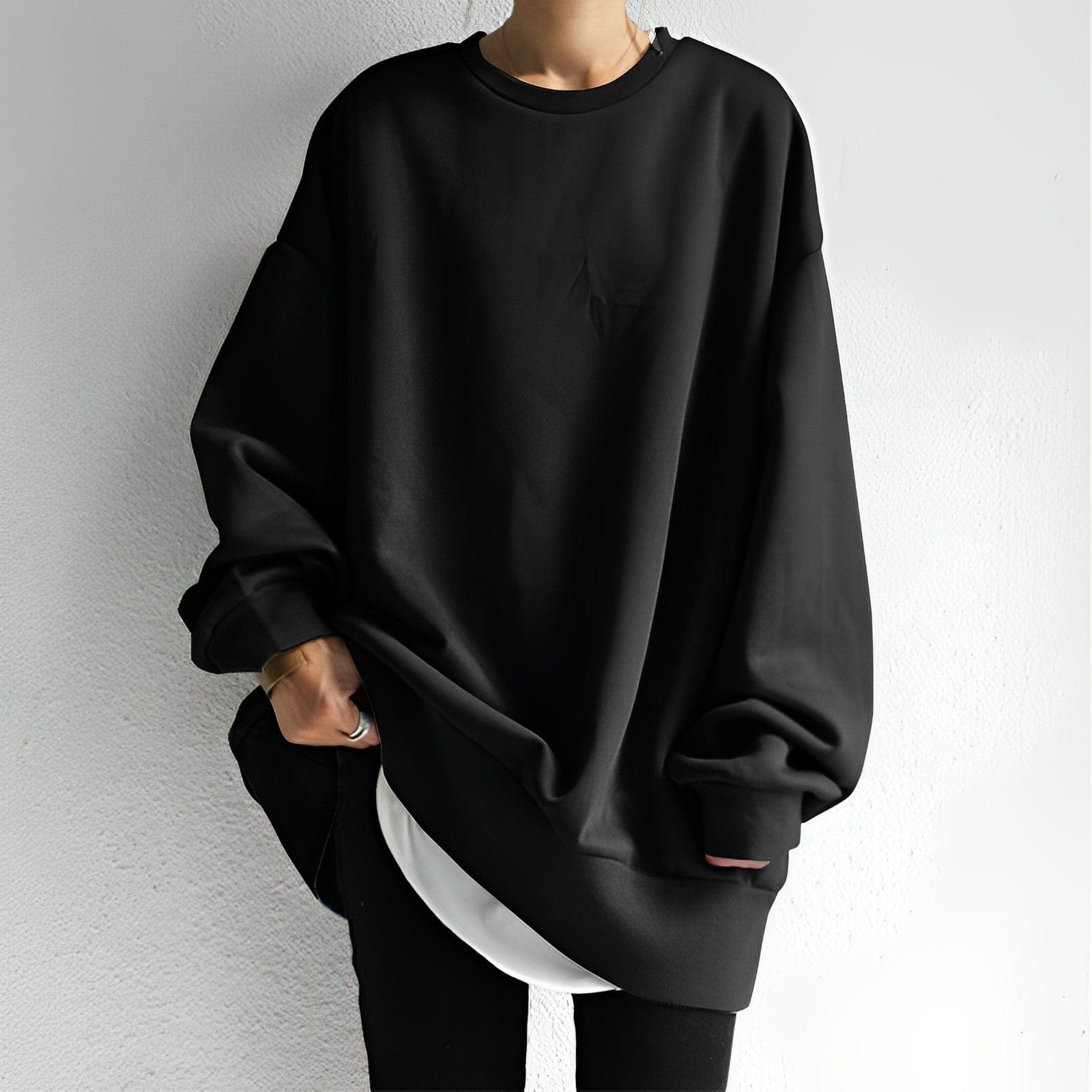 Ultra-Soft Oversized Long Sleeve Sweatshirt